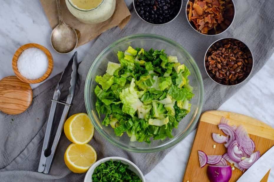 Keto Caesar Salad Ingredients