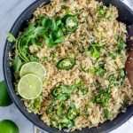 Keto cilantro lime rice recipe image