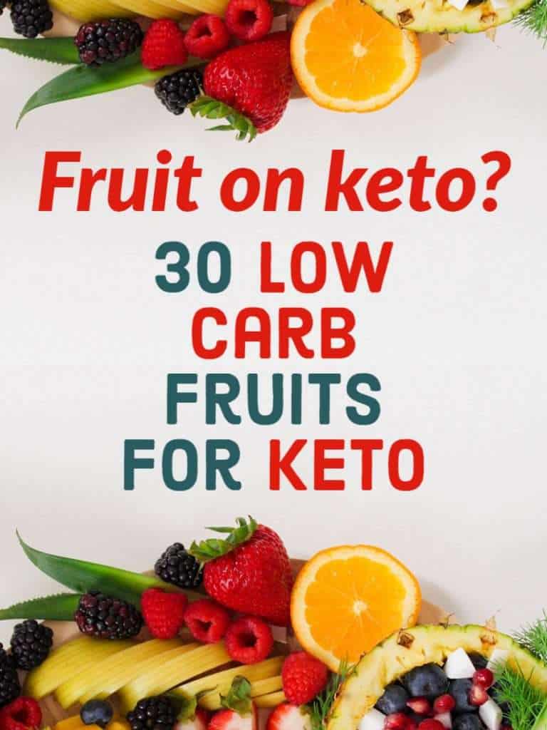 30 low carb fruits you can eat on a keto diet