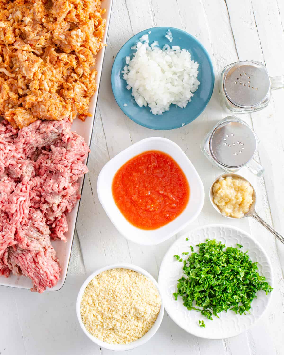 Low Carb Italian Meatball Ingredients